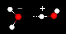 Fig. 4 Formarea legăturilor de hidrogen între moleculele de apă (a) (b) Fig.