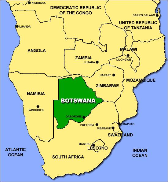 ΓΕΝΙΚΕ ΠΛΘΡΟΦΟΡΙΕ υνορεφει με Namibia, Zambia, Zimbabwe και South Africa.