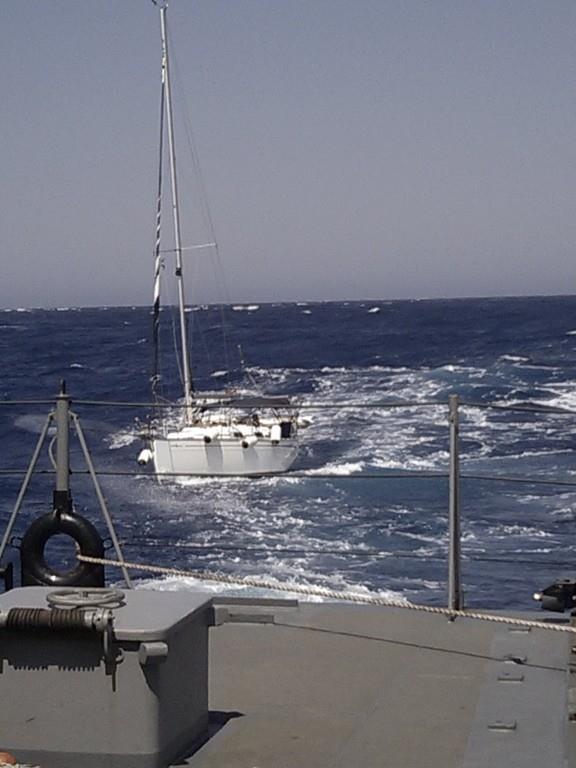 Την 2 Ιανουαρίου 2014, η Φρεγάτα ΑΙΓΑΙΟΝ συμμετείχε σε επιχείρηση Έρευνας Διάσωσης ογδόντα πέντε (85) ατόμων από κινδυνεύον σκάφος στη θαλάσσια περιοχή της Αστυπάλαιας.