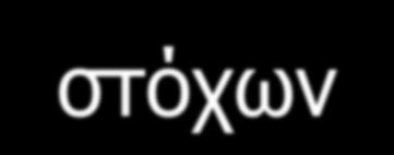 Στόχοι management Αποτελεσματικότητα: Ο βαθμός επίτευξης των στόχων