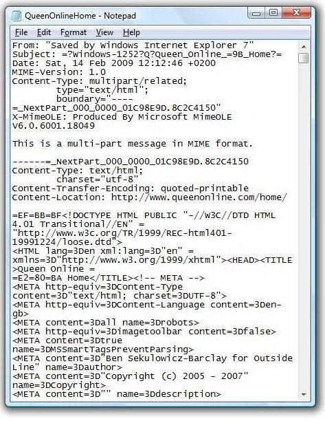Αρχεία Κειμένου & Δυαδικά Αρχεία 13 Παράδειγμα 3: Ένα αρχείο κειμένου με όνομα queen.html που περιέχει 294.