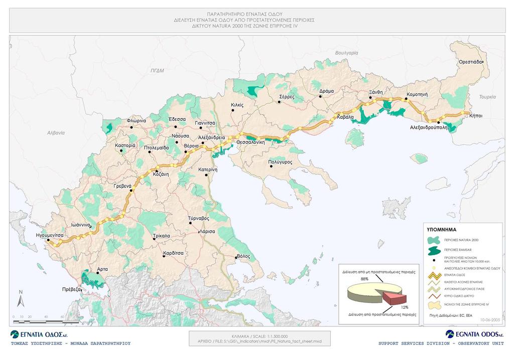 Χάρτης 27: ιέλευση Εγνατίας