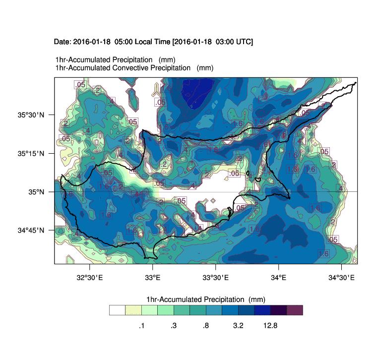 00 UTC, 07:00 τοπική ώρα 18/01/2016, 06:00 UTC, 08:00 τοπική ώρα 8.5.