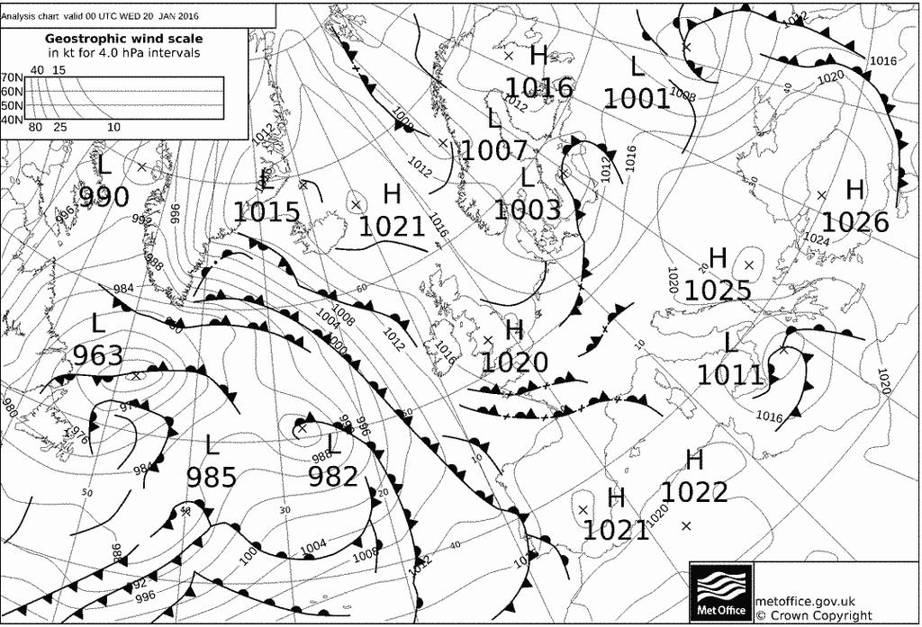 00:00 UTC: Επιφανειακός χάρτης