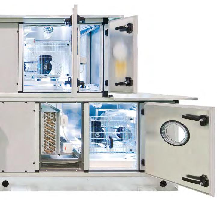 Klima komore Sustav upravljanja na temelju plug and play rješenja Kontrola temperature zraka Ohlađena voda i kontrola DX sustava za hlađenje Free-cooling Automatska kontrola CO 2 Jedinstveni profili