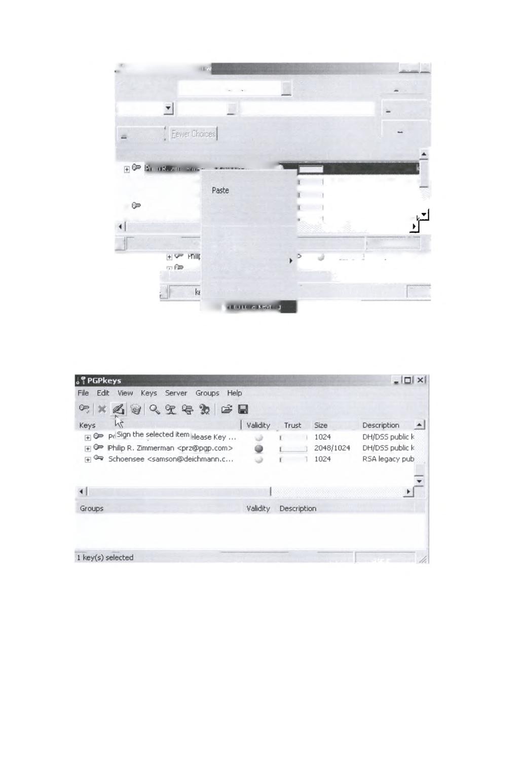 tammbmnrm Search for keys on Idap://keyserver pgp com " '] where -in) xl Search j User ID More Choices j contains ~*j prz@pgp.