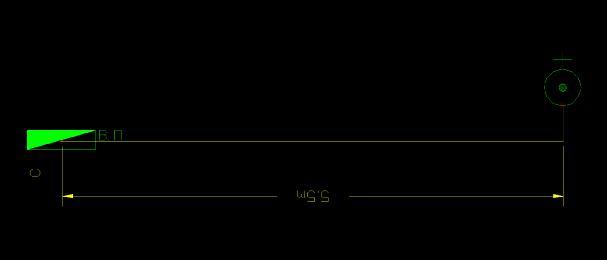 Τμήματα L(m) W(watt) V(volt) cosφ I(Amp) S(mm²) ε% Ο-Α 5,5 2000 230 1 8,695652 4 0,18186 Καθώς η συνολική πτώση τάσης δεν υπερβαίνει το 1,5%, η τελική διατομή ισούται με Sτελ= 4 mm² (L1,N,PE).