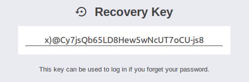 Αν έχετε ξεχάσει μια φορά τον κωδικό πρόσβασης μπορείτε να επαναφέρετε τη συσκευή μέσω του κουμπιού "Forgot your password?