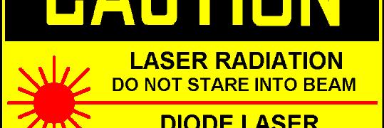 Ασφάλεια του Laser Class I/1 πλήρως ασφαλές Class II/2 ασφαλές για κανονική χρήση < 1mW Class IIIa/3R µικρός κίνδυνος για βλάβη στα µάτια