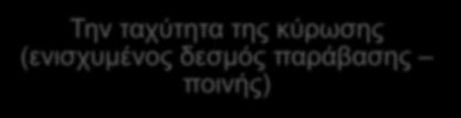 Αύξηση της ικανότητας επιβολής των κανόνων οδικής κυκλοφορίας (ΚΟΚ) Την ειδική αποτροπή (καθ έξιν