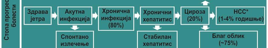 окултни хепатитис, који се карактерише присуством HCV-RNK у јетри уз негативне серолошке резултате инфекције (анти-hcv и HCV- RNK у серуму).