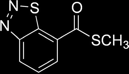 Χημικοί διεγέρτες αντοχής των φυτών -ASM acibenzolar S - methyl Ο παλαιότερος και πλέον μελετημένος χημικός επαγωγέας Δομικό και