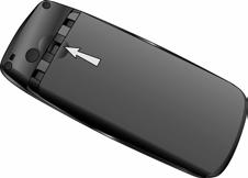 Kemudian kunci ia dengan menolaknya ke arah bawah. Tanggalkan lapisan pelindung yang menutup skrin sebelum menggunakan telefon.