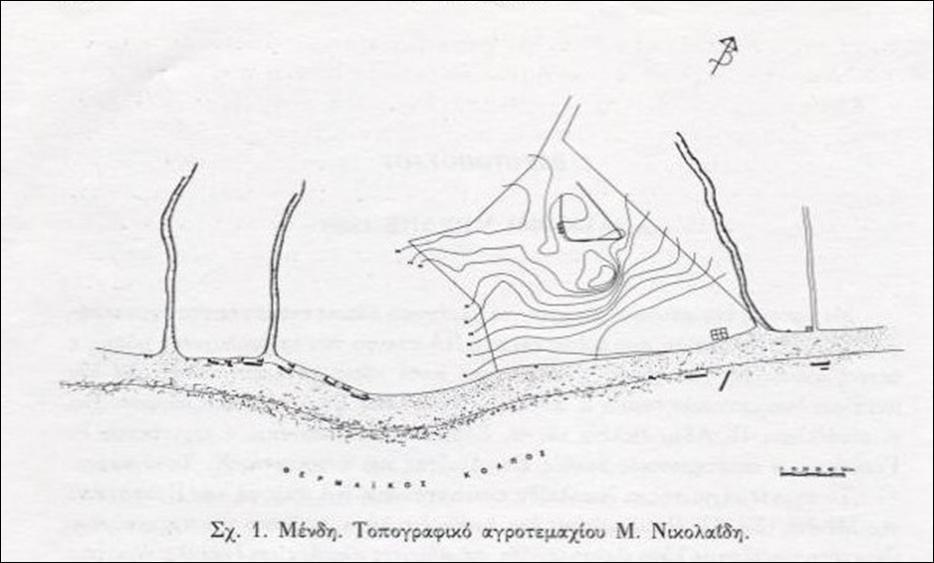 Πίν. 18 A: Toπογραφικό με