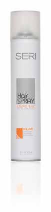 Flexible hair spray with UV filter offers long-lasting hold and manageability. Humidity resistant to prevent frizz.