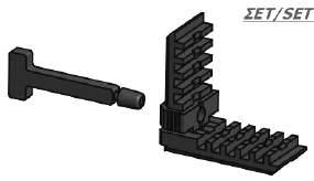 corner cleat pin,5x7,1mm Καρφωτικό για πείρο