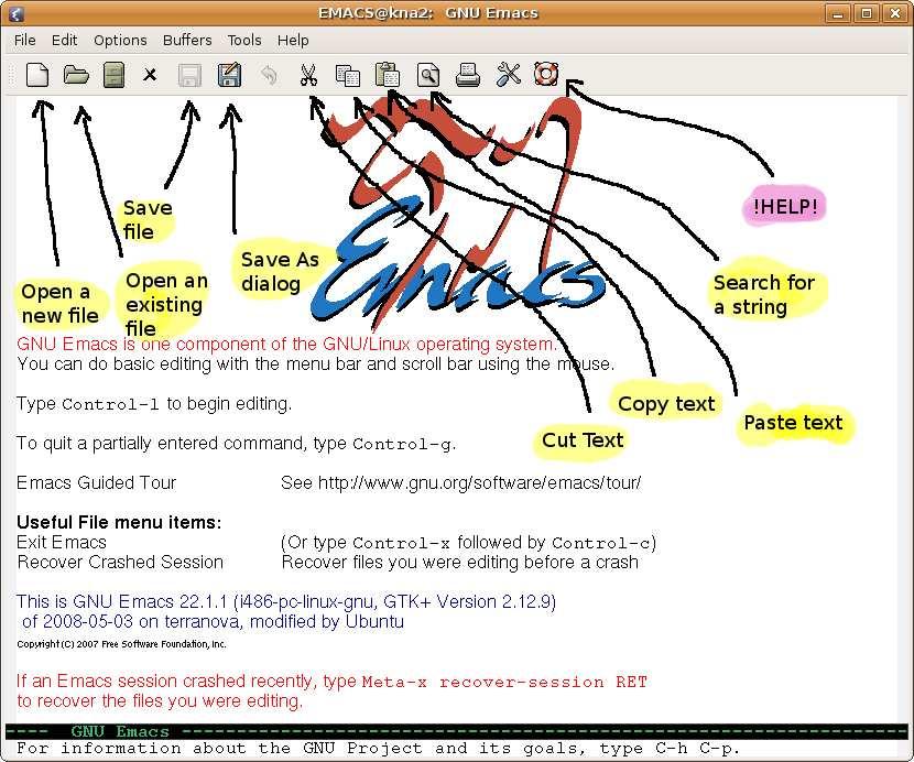 1.3. ΟΚΑΛ ΥΤΕΡΟΣΦ ΙΛΟΣΤΟΥΑΝΘΡ ΩΠΟΥ 23 τον Emacs και σε ένα απλό τερματικό, είτε για γρήγορη επεξεργασία κειμένου είτεγιατίδεδιαθέτουμεπαραθυρικόπεριβάλλον 23 αλλάμόνοκονσόλα.