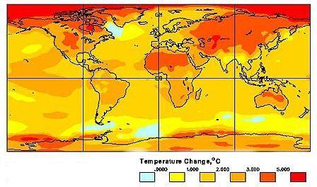 Πρόγνωση κλίματος Πρόγνωση μεταβολής της μέσης ετήσιας θερμοκρασίας με βάση σενάρια