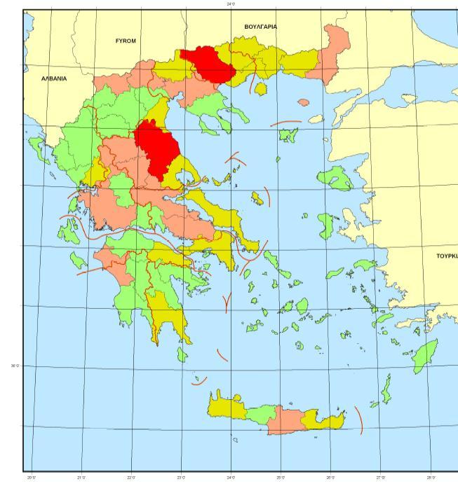 Διαχείριση υδατικών πόρων Χωροχρονική κατανομή υδατικών αναγκών Αρδευτικές ανάγκες