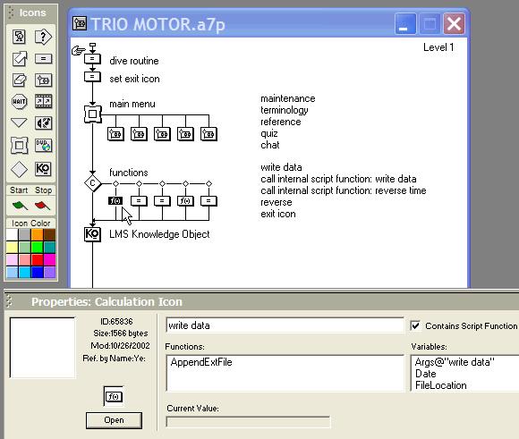 Εικόνα 5 Authorware 7 3.2.