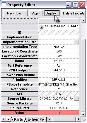 VCC R2 10k R3 10k VCC VEE Q1 Q2 12Vdc V1 V2 6Vdc Q2N3904 Q2N3904 R1 1k 1 Rp 1k 3 R4 1k 0 0 2 0 0 R5 680 VEE Εικόνα 14.1 Η αντίσταση Rp είναι ένα ποτενσιόμετρο.