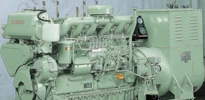 6CHL series 62~145hp / 15~18rpm 5~12 kva (4~96) MARINE