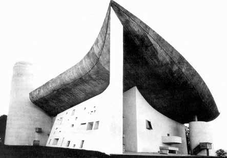Сл. 14. Богородичина капела у Роншану Ле Корбизје Fig. 14. Chapel of Notre Dame du Haut in Ronchamp Le Corbusier Сл. 15.1. и 15.2.