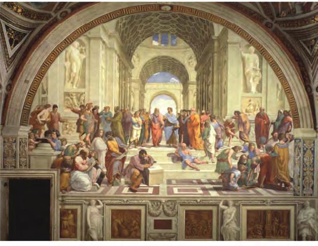 3.1. ΠΟΛΙΤΗΣ Στοιχεία που συνθέτουν την έννοια του πολίτη Ραφαήλ (Raffaello Sanzio ή Santi), «Η Σχολή των Αθηνών», 1510-11. Φρέσκο. Stanza della Segnatura, Βατικανό.