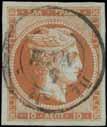 orange with plate flaw «two dots in the upper inscription» (pos.79), u. VF+. (Hellas 12IIa10F18).