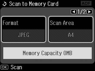 Scanning to a Memory Card Bir Bellek Kartına Tarama Σάρωση σε κάρτα μνήμης Scanarea pe un card de memorie A R & 32 B R & 34 Insert a memory card. Bir bellek kartı takın. Εισαγάγετε μια κάρτα μνήμης.