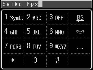 Press r until Header is displayed. D E F Başlık görüntülenene kadar r a basın. Πατήστε r μέχρι να εμφανιστεί η επιλογή Κεφαλ. Apăsaţi pe r până când pe ecran este afişat Header. Select Fax Header.