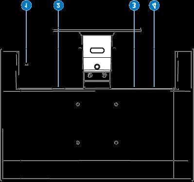 Installing Your LCD Monitor 1 Αντικλεπτικό κλείδωμα Kensington 2 Είσοδος εναλλασσόμενου ρεύματος 3 DVI-D(διατίθεται για επιλεγμένα μοντέλα) 4 Είσοδος VGA ΕΠΙΣΤΡΕΨΤΕ