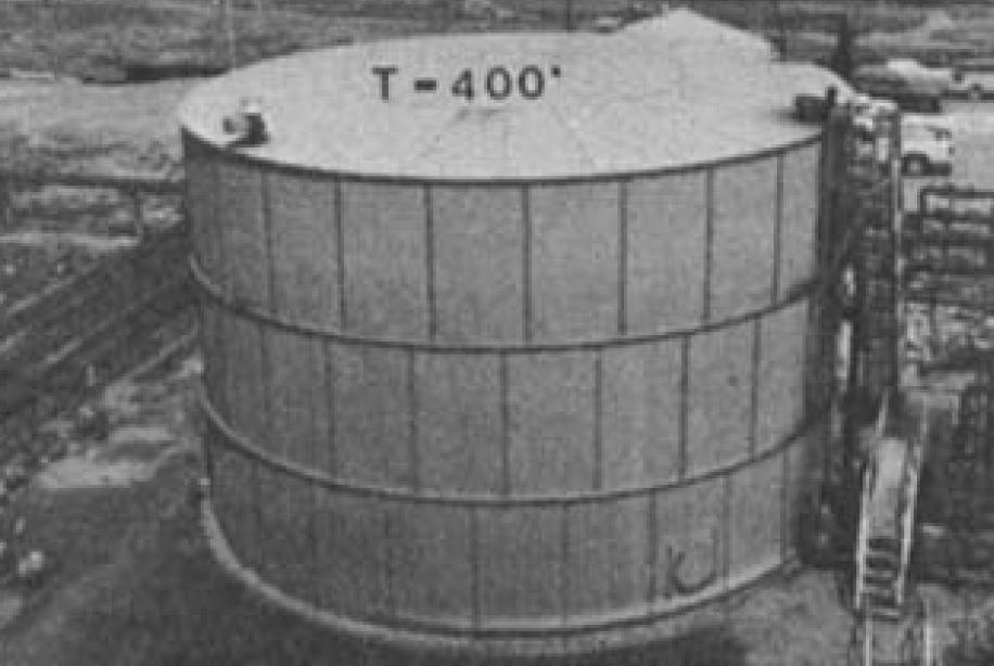 due to sloshing of the liquid and/or rupture of the wall nearby the connection of tank to pipes mainly due to the non-ductile action of welded junctions [1-] (see ig. 1b). (a) (b) ig.