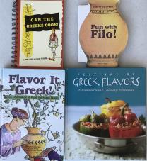 Chapters include early days; schools, organizations, and military service; religious traditions; sponge fishing, and more. Great gift for Dad or Pappou on his special day! Cookbooks $8.
