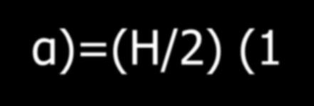 2 sin 2 α) 1/2 =1-(1/2) λ 2 sin 2 α+ =1- (1/2) λ 2 sin 2 α σειρά McLaurin h=r((1-cosα)+(λ/2)sin