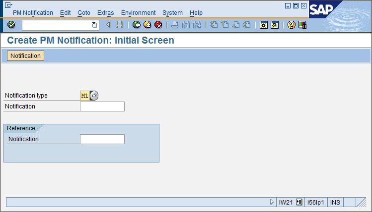 Create order from notification Assembly