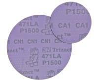Αποκτήστε ένα ομοιόμορφο και σταθερό φινίρισμα κατά τη λείανση με το δίσκο 471LA 3Μ Trizact Hookit P1500.