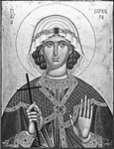 Barbara the Great Martyr - December 4 SAINTS AND FEASTS Saint Barbara was from Heliopolis of Phoenicia and lived during the reign of Maximian.