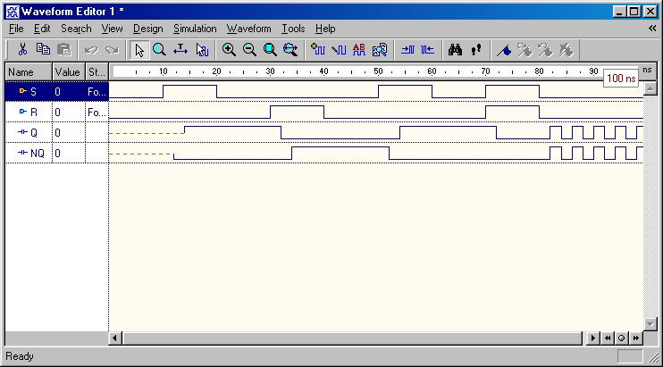 Προσοµοίωση SR Latch ΗΜΥ210 Δ10 VHDL και