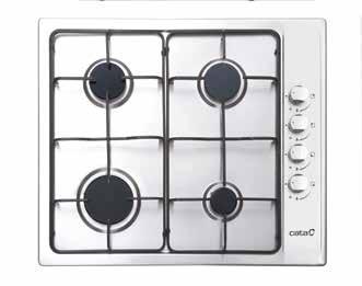 STAINLESS STEEL GAS HOBS GI 6004 X N 4 4 εστίες αερίου - Πάνω αριστερά: 1 ημι-ταχεία εστία 1.