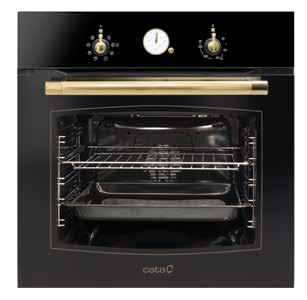 RUSTIC SERIES OVENS MRA 7008 N Φούρνος με πολλαπλές λειτουργίες - 8 λειτουργίες Αναλογικό ρολόι 5 επίπεδα θέσεων τοποθέτησης ταψιών που μετακινούνται πολύ