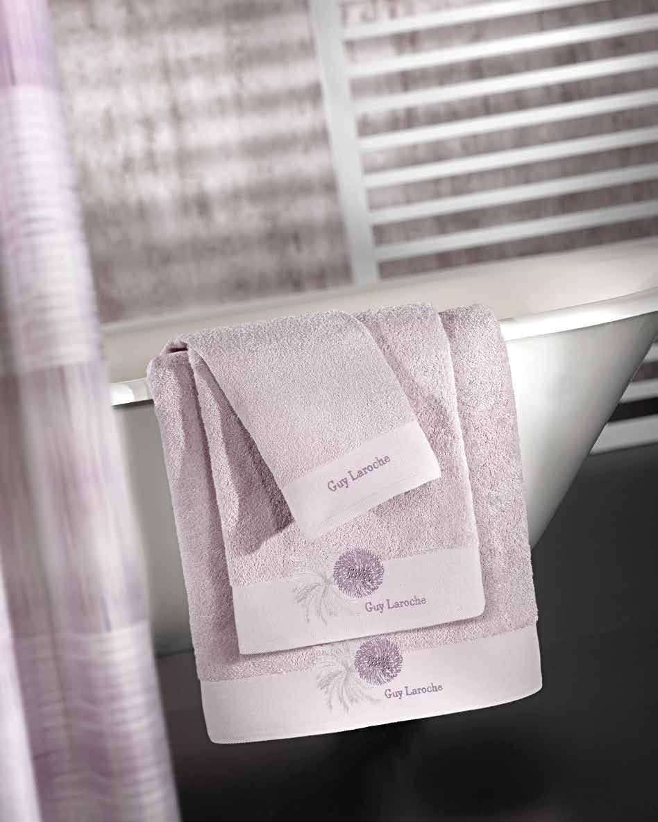 bathroom towels silver natural ivory lilac ofelia Σετ