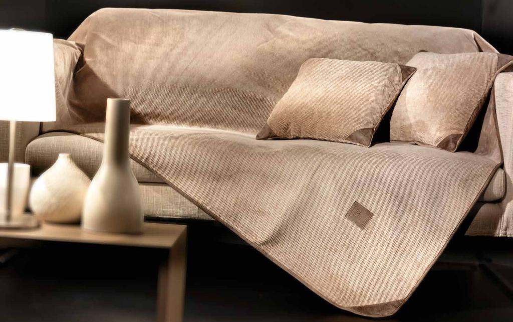 micro velour throws ruby camel Ριχτάρια 100% fine microfiber με suede γωνίες πολυθρόνα: 170 x 150, a 65,00 διθέσιος: 170 x 250, a