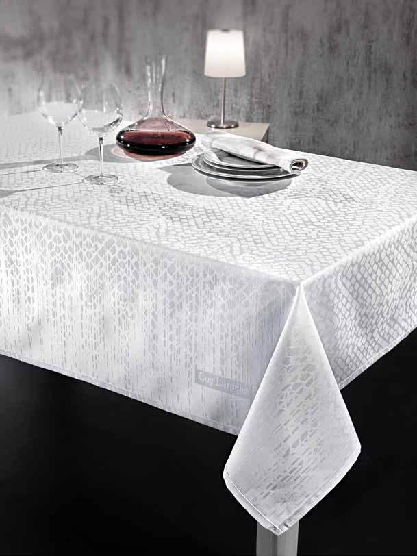 table linen uber white uber linen Τραπεζομάντηλο jacquard cotton διάσταση: 140 x 220, a 49,00 white, έκδοση linen