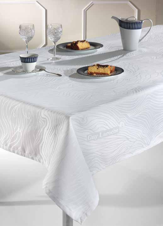 table linen corner white pablo white Τραπεζομάντηλο jacquard