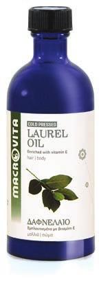 LAUREL ΟIL* HAIR BODY Traditionally used for soothing tired muscles and weary joints.