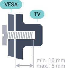 32PFS6401 VESA MIS-F 100x100, M4 43PUx6401 VESA MIS-F 200x200, M6 49PUx6401 VESA MIS-F 400x200, M6 55PUx6401 VESA MIS-F 400x200, M6 2 Ρύθμιση 2.