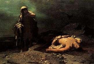 Η Αντιγόνη εμπρός στο νεκρό Πολυνείκη (1865).