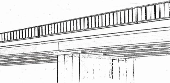 Σχ. 4 Αποκατάσταση συνέχειας κατά τη διαμήκη έννοια της γέφυρας 2.