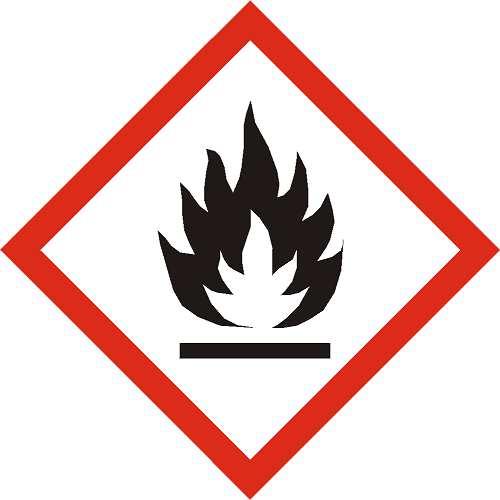 Σελίδα: 2 Προειδοποιητές λέξεις: Δηλώσεις προφυλάξεων: Κύνδυνος * P210: Μακριά από θερμότητα, θερμές επιφάνειες, σπινθήρες, γυμνές φλόγες και άλλες πηγές ανάφλεξης. Μην καπνίζετε.